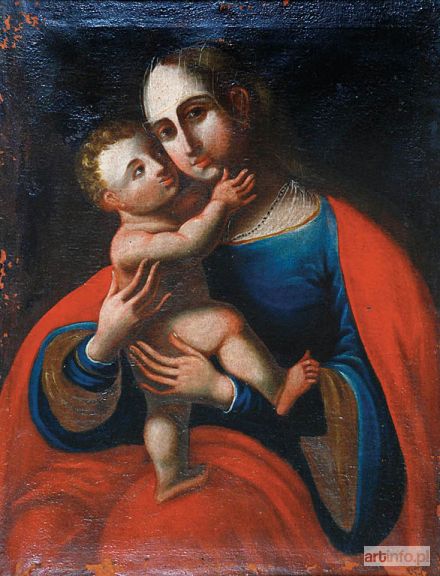 Malarz nieokreślony, 4 ćw. XVIII w. | Madonna z Dzieciątkiem