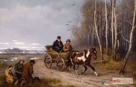 BRODOWSKI Józef (młodszy) | Z WIATYKIEM, 1882