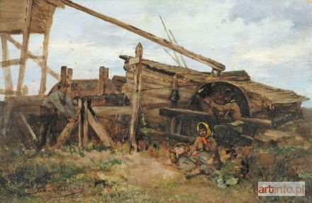 RYBKOWSKI Tadeusz | Studium z Borysławia, 1887