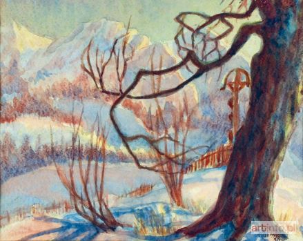 KALIŃSKI Paweł Stefan | Tatry - Murań o zachodzie słońca, 1939