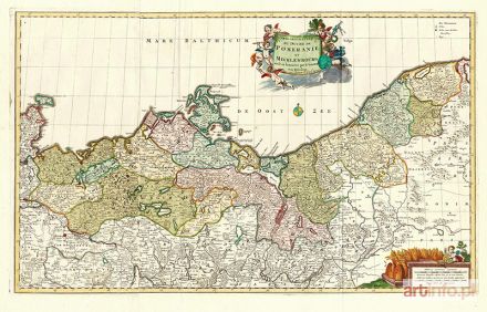 SCHENK Peter II | Carte geographique du Duché de Pomeranie...