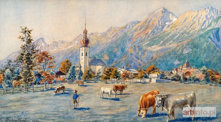 TIEFENTHALER-HORNSTEINER Paula | PEJZAŻ ALPEJSKI, 1911