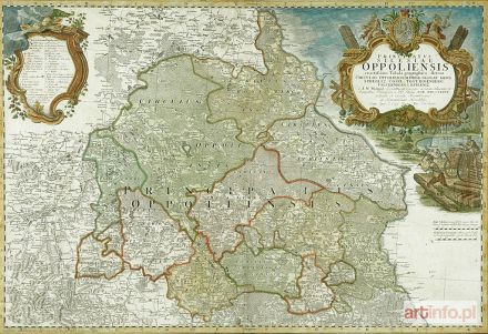 WIELAND Wolfgang Iohannes | Mapa Śląska Opolskiego