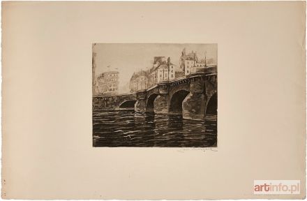 RUBCZAK Jan (Dubczak) | Paryż. Pont Neuf, ok. 1912