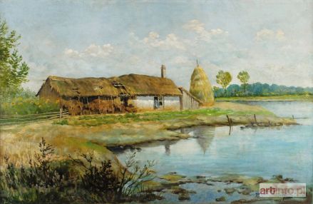 WĄSOWICZ Rafał | Zagroda nad stawem, 1904