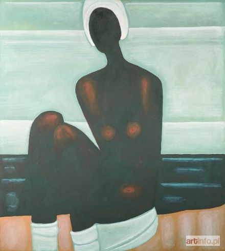 NOWOSIELSKI Jerzy | Akt na plaży, 1987