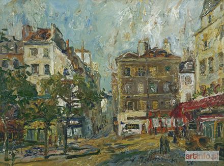 ZAKRZEWSKI Włodzimierz | PARYŻ. PLACE DE LA CONTRESCARPE, 1965