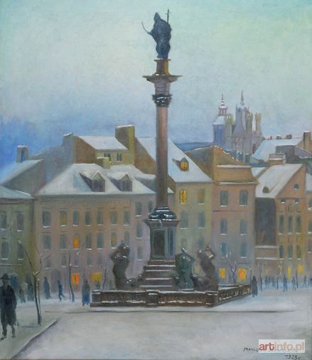 SUNDERLAND Franciszek | Plac Zamkowy zimą, 1923