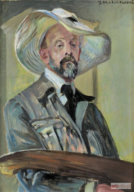 MALCZEWSKI Jacek | AUTOPORTRET W KAPELUSZU, ok. 1925