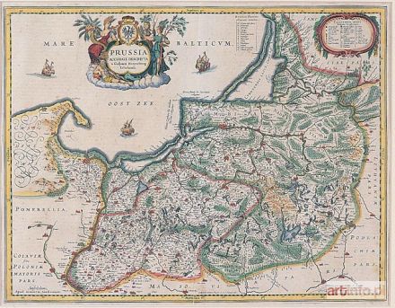 HENNEBERGER Gaspar | MAPA PRUS WSCHODNICH (