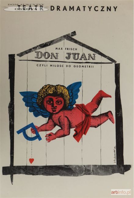 SROKOWSKI Jerzy | Plakat Max Frisch, DON JUAN, 1964