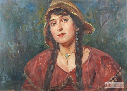 WODZINOWSKI Wincenty | Portret kobiety, 1923