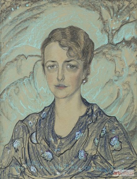 WITKACY - WITKIEWICZ Stanisław Ignacy | PORTRET MARY (Marii Stefanii) ROUPPERT, z domu Jędrzejowskiej, VI 1936