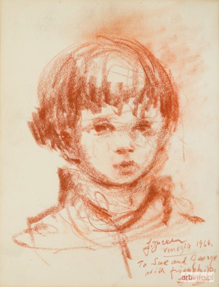 ZUCKER Jacques (Jakub Cukier) | Portret chłopca, 1966 r.