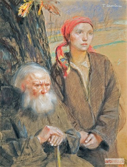 AXENTOWICZ Teodor | STAROŚĆ I MŁODOŚĆ, ok. 1920