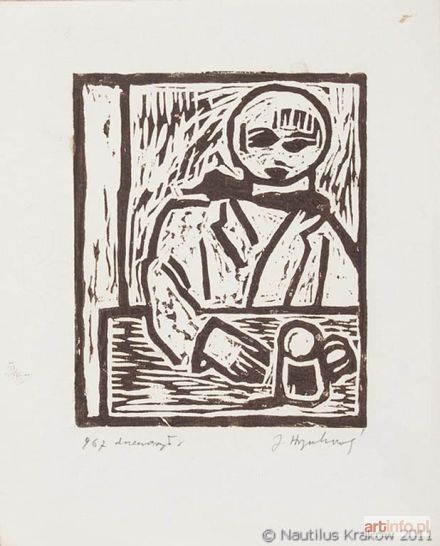 HRYNKOWSKI Jan Piotr (Hryńkowski) | Przy stole, 1967