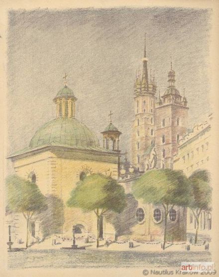 WOJNARSKI Jan | Kraków. Kościół św. Wojciecha, 1926