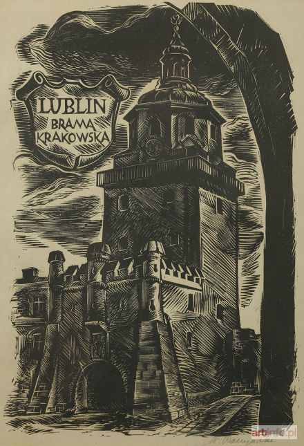 RACZYŃSKI Stanisław | Lublin Brama Krakowska z Teki Zabytki Polskich Miast, 1960 r.