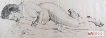 ŻURAWSKI Stanisław | Akt leżącej kobiety