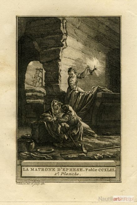 VINKELES Reinier | La matrone d`Ephese. Fable CCXLIII [Matrona z Efezu. Bajka 143], 1781