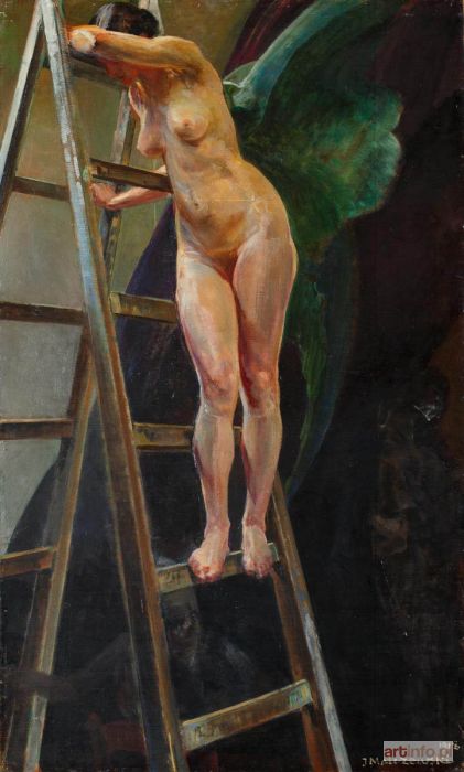 MALCZEWSKI Jacek | Muza na drabinie, 1918