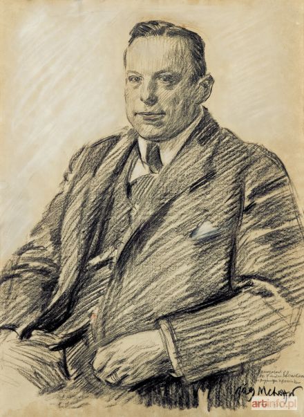 MEHOFFER Józef | PORTRET MECENASA KONRADA KOLSZEWSKIEGO, 1923