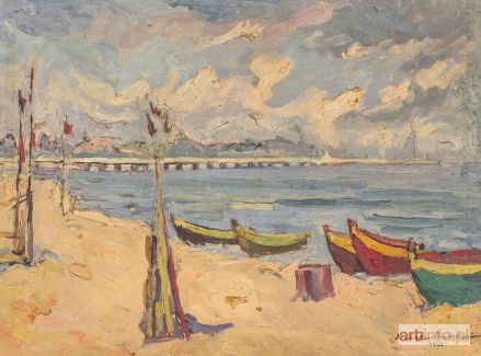 BIESZCZANIN Mieczysław | Plaża w Sopocie, 1962 r.