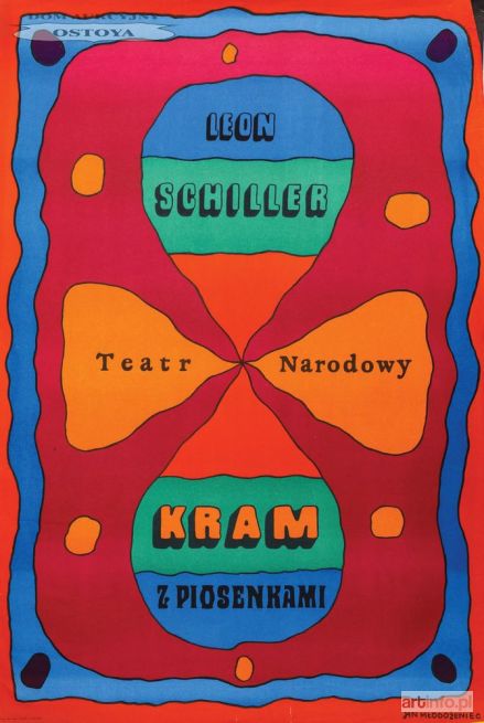 MŁODOŻENIEC Jan | Plakat, Leon Schiller, KRAM Z PIOSENKAMI, 1968