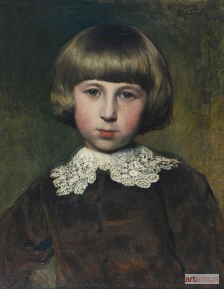 CZACHÓRSKI Władysław | Portret Władka, 1879 - syna Władysława Szernera