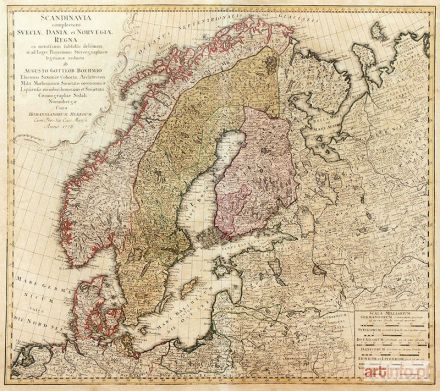 BOEHME August Gottlieb | Scandinavia complectens Sveciae, Daniae et Norvegiae Regna ...