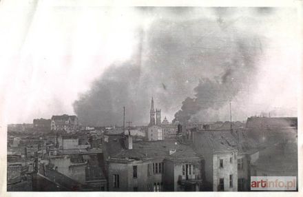 RASSALSKI Stefan | Płonąca Warszawa, 1940?