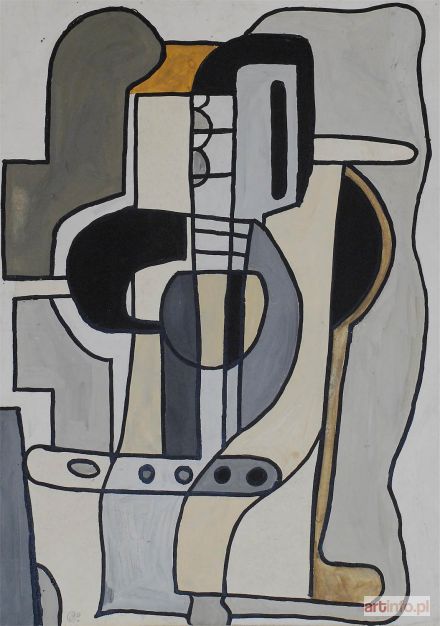 STAWIŃSKI Piotr | Kompozycja z gitarą, 1977