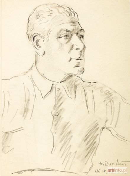 BERLEWI Henryk | Portret mężczyzny, 1943 r.