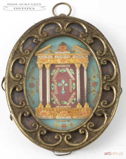 RELIKWIARZ, Włochy, XIX w.