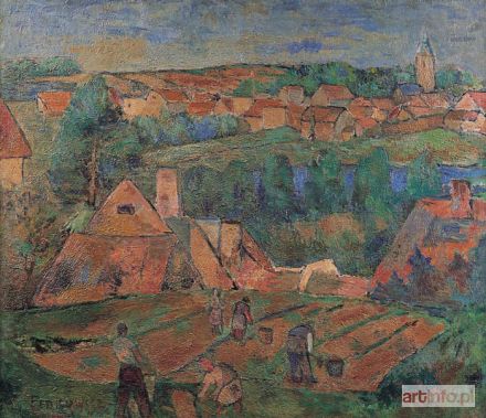 FEDKOWICZ Jerzy | MIKOŁAJKI - WIDOK MIASTECZKA, 1949