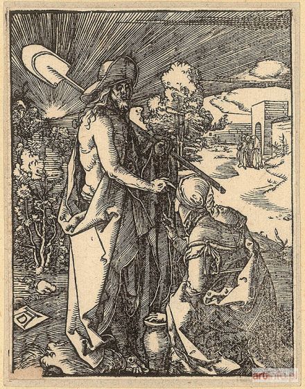 DÜRER Albrecht | Chrystus ukazujący się Marii Magdalenie (z cyklu Mała Pasja)