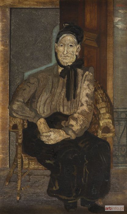 ADLER Jankiel | Siedząca kobieta, 1928 r.