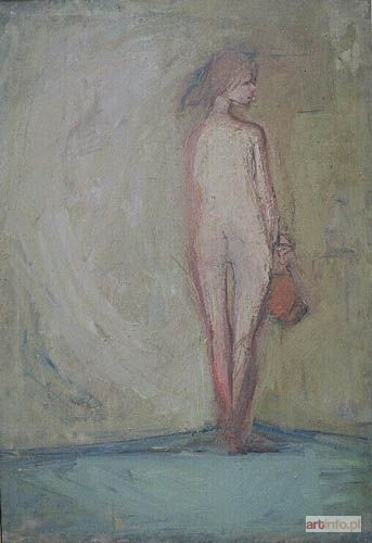 WIĘCKOWSKA Maria | Akt kobiety z torebką