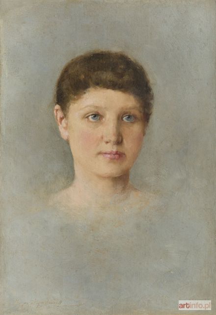 AUGUSTYNOWICZ Aleksander | Portret kobiecy, 1891 r.