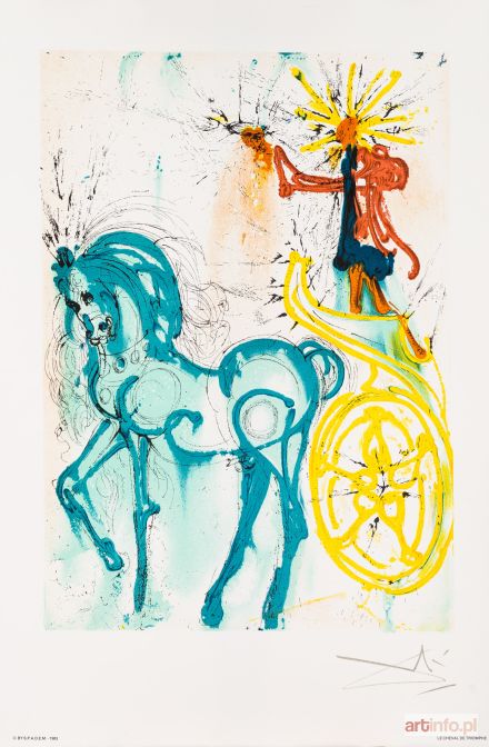 DALI Salvador | Le Cheval de Triomphe z teki Les Chevaux de Dali, 1983