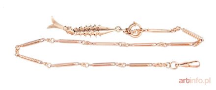 Dewizka z zawieszką w formie ryby, Rosja, pocz. XX w.