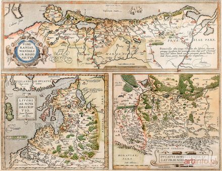 ORTELIUS Abraham | Pomeraniae Wandalicae Regionis, Typ./Livoniae Nova Descriptio.../Ducatus Oswieczensis, et Zatoriensis...