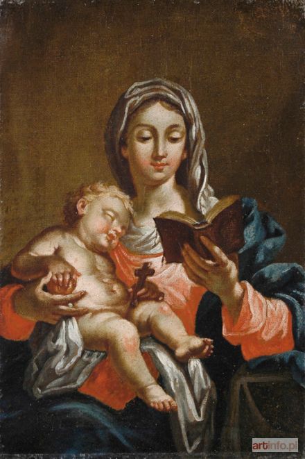 MALARZ boloński, 2 poł. XVII w. | MADONNA Z DZIECIźTKIEM