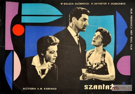 BODNAR Hanna | Szantaż, 1959 r., plakat filmowy