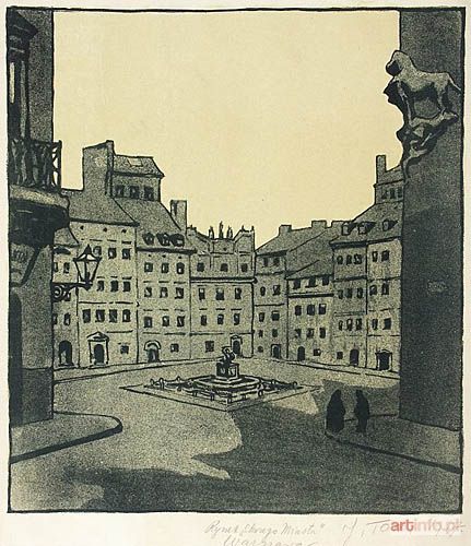 TOM Józef | Warszawa. Rynek Starego Miasta, 1917