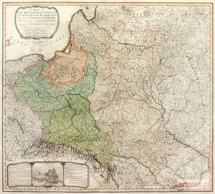 FADEN Wiliam | A map of the Kingdom of Poland and Grand Dutchy of Lithuania..