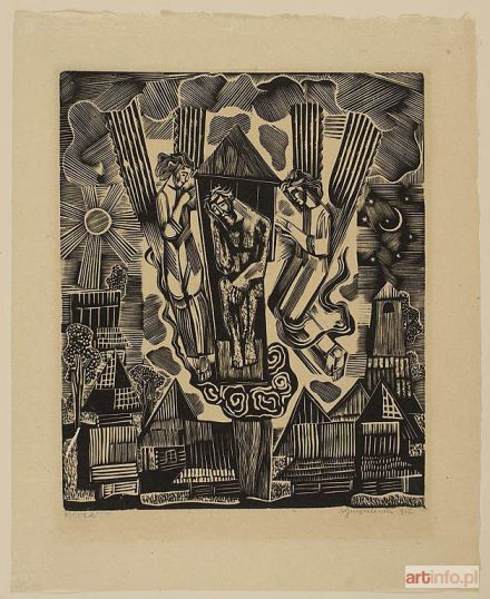 JURGIELEWICZ Mieczysław | Figura (Chrystus Frasobliwy), 1935