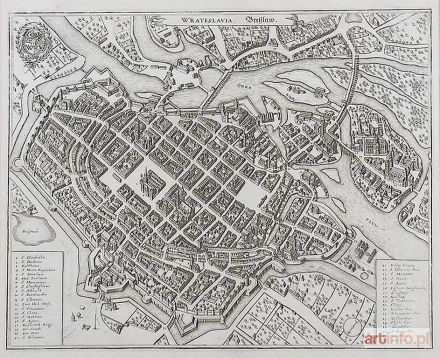 MERIAN Matthäus | Plan Wrocławia