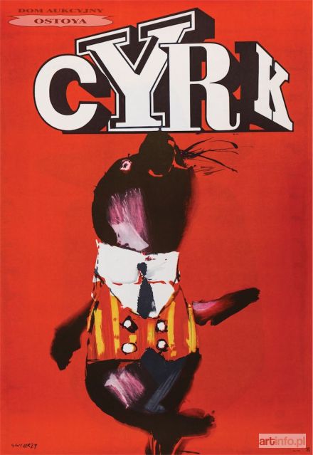 ŚWIERZY Waldemar | Plakat CYRK (foka), 1973