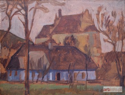 CZAJKOWSKI Stanisław | Fragment Kazimierza z widokiem na Farę, ok. 1929 r.